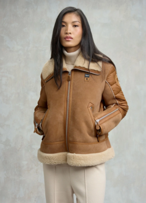 CHAQUETÓN BORREGO Y NYLON ACOLCHADO ALHAMBRA